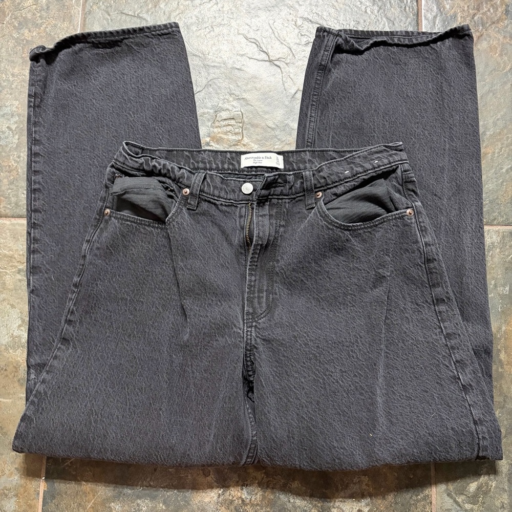 Abercrombie & Fitch Black High Rise Jeans